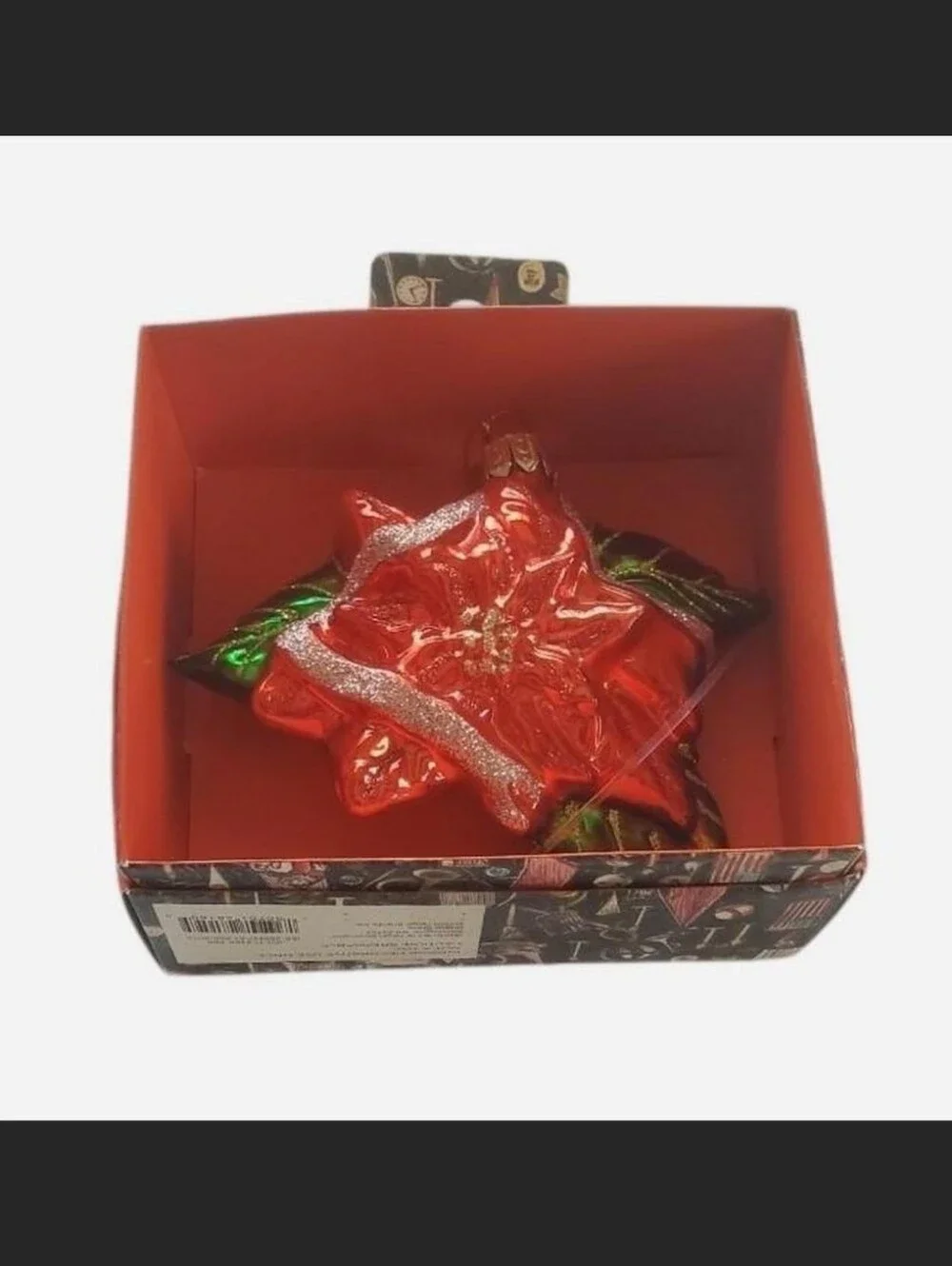 Target poinsettia ornament